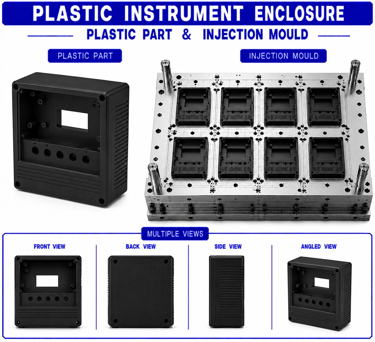 Plastic Instrument Enclosure Mould and Moulding Service